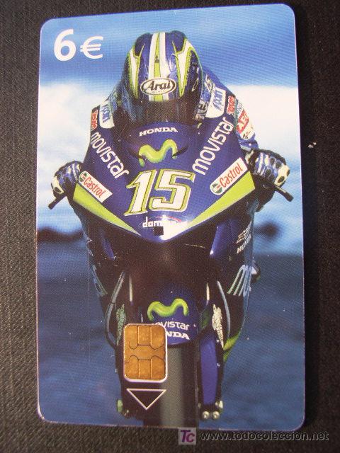 Tarjetas telef&oacute;nicas de colecci&oacute;n: ESPA&Ntilde;A. TARJETA USADA.  MOTOCICLISMO. SETE GIBERNAU