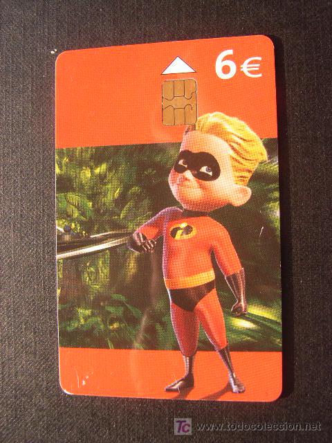 Tarjetas telef&oacute;nicas de colecci&oacute;n: ESPA&Ntilde;A. TARJETA USADA.   LOS INCREIBLES. HIJO