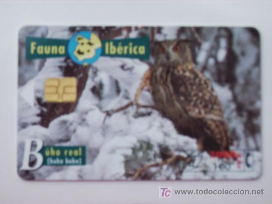 Cart&otilde;es de telefone de cole&ccedil;&atilde;o: TARJETA TELEFONO DE FAUNA IBERICA
