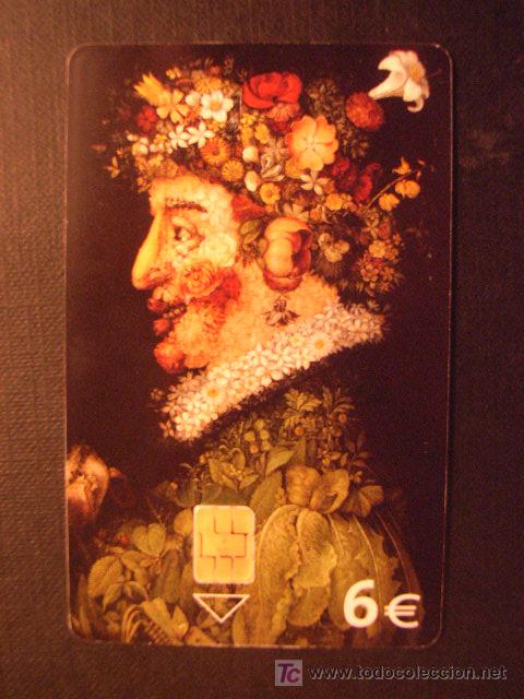 Carte telefoniche di collezione: ESPA&Ntilde;A. TARJETA USADA . ARCIMBOLDO