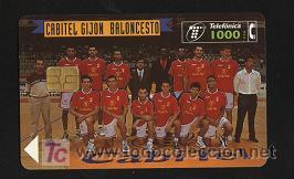 Cartes T&eacute;l&eacute;phoniques de collection: tarjeta telef&oacute;nica - cabitel gij&oacute;n baloncesto