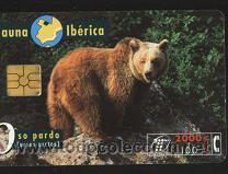 Cartes T&eacute;l&eacute;phoniques de collection: tarjeta telef&oacute;nica - fauna ib&eacute;rica ( oso pardo )