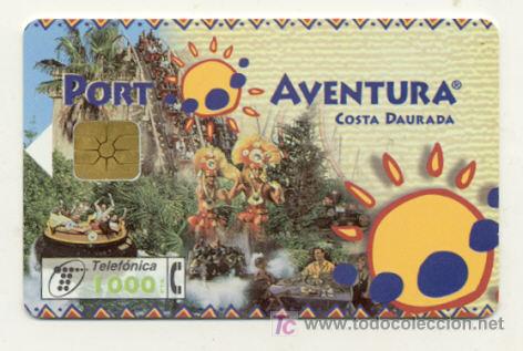 Sammlung von Telefonkarten: TARJETA TELEFONICA // PORT AVENTURA /// 1000 PESETAS