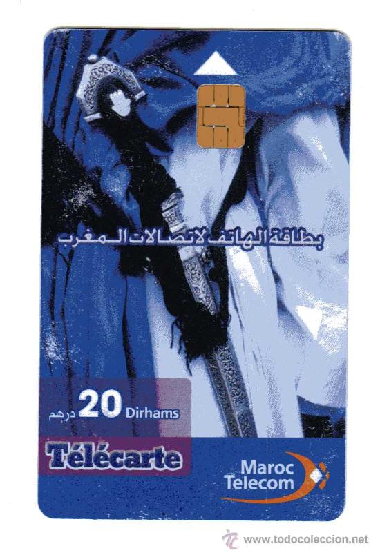 Tarjetas telef&oacute;nicas de colecci&oacute;n: MAROC TELECOM: ESPADA. - Foto 1