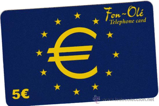 Tarjetas telef&oacute;nicas de colecci&oacute;n: FON-OL&Eacute;: 5 &euro; - Foto 1