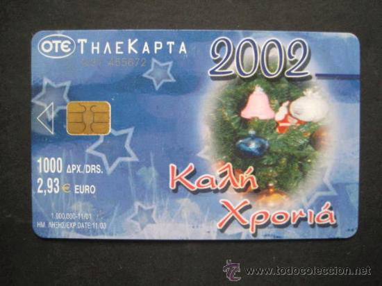 Carte telefoniche di collezione: TARJETA TELEFONICA COLECCION. USADA. POR DETRAS LLEVA CALENDARIO 2002. ENVIO GRATIS&iexcl;&iexcl;&iexcl;