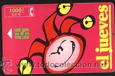 Carte telefoniche di collezione: tarjeta telef&oacute;nica El Jueves