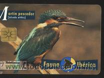 Carte telefoniche di collezione: tarjeta telef&oacute;nica - Fauna Ib&eacute;rica ( Mart&iacute;n Pescador )