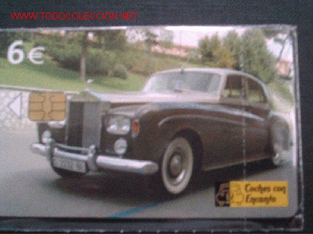 Collection telephone cards: ESPA&Ntilde;A N&ordm; 04.35.E. COCHES CON ENCANTO: ROLLS ROYCE