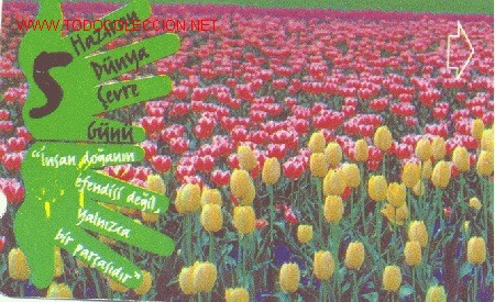 Tarjetas telef&oacute;nicas de colecci&oacute;n: Turqu&iacute;a con tulipanes - Foto 1