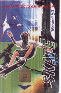 Tarjetas telef&oacute;nicas de colecci&oacute;n: 16-856. Skate. Francia - Foto 1
