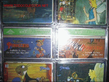 Tarjetas telef&oacute;nicas de colecci&oacute;n: 2 TT INGLESAS DE PINOCHO