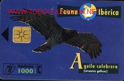 Cartes T&eacute;l&eacute;phoniques de collection: tarjeta telef&oacute;nica-1000 pta. &aacute;guila culebrera
