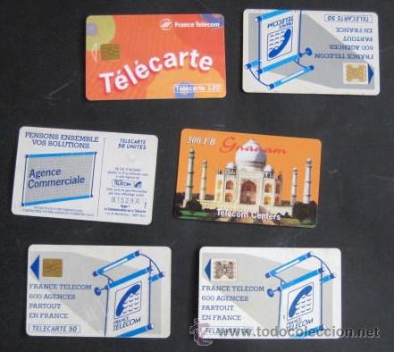 Tarjetas telef&oacute;nicas de colecci&oacute;n: 6 TARJETAS TELEFONICAS FRANCESAS. ENVIO GRATIS&iexcl;&iexcl;&iexcl; - Foto 1
