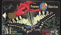 Tarjetas telef&oacute;nicas de colecci&oacute;n: tarjeta telef&oacute;nica Fauna Ib&eacute;rica ( Maca&oacute;n )