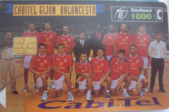 Tarjetas telef&oacute;nicas de colecci&oacute;n: TARJETA TELEFONICA-gijon baloncesto