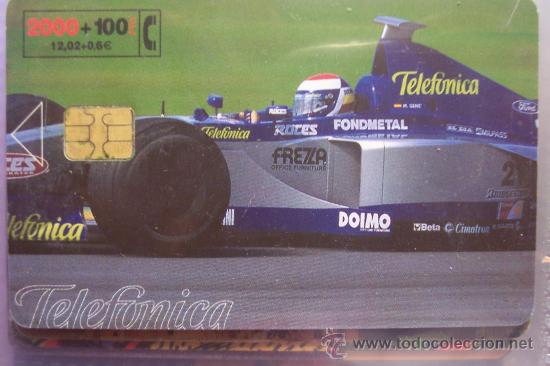 Tarjetas telef&oacute;nicas de colecci&oacute;n: TARJETA TELEFONICA-formula 1 - Foto 1