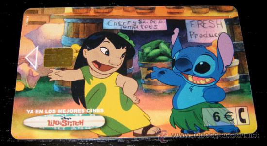 Tarjetas telef&oacute;nicas de colecci&oacute;n: TARJETA TELEFONICA LILO AND STICH