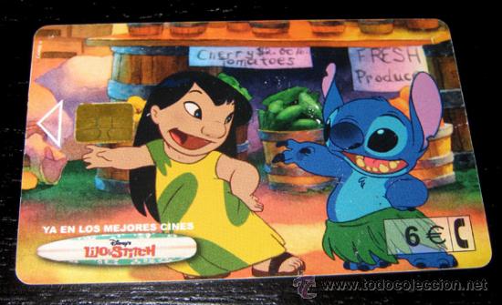 Tarjetas telef&oacute;nicas de colecci&oacute;n: TARJETA TELEFONICA LILO AND STICH