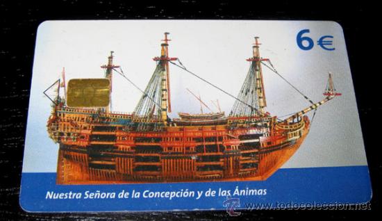 Tarjetas telef&oacute;nicas de colecci&oacute;n: TARJETA TELEFONICA NUESTRA SE&Ntilde;ORA DE LA CONCEPCION Y ANIMAS MUSEO NAVAL