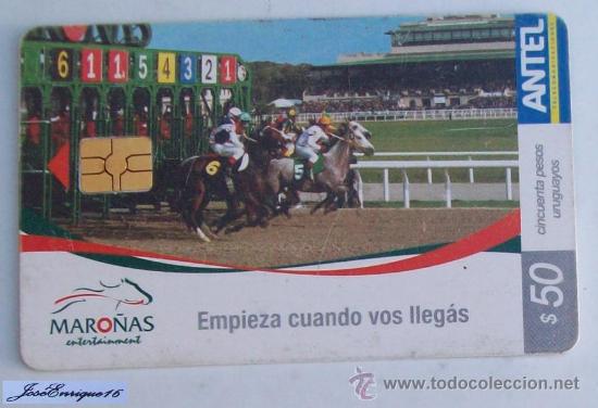 Cartes T&eacute;l&eacute;phoniques de collection: HIPODROMO DE MARO&Ntilde;AS, MONTEVIDEO URUGUAY