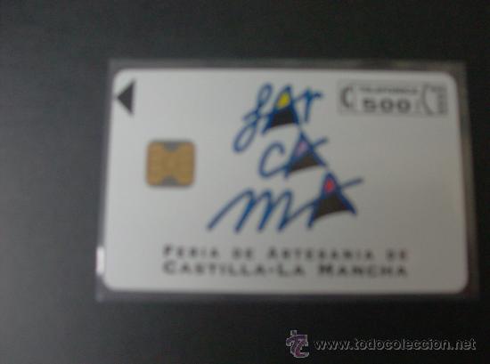 Collection telephone cards: TARJETA TELEFONO NUEVA ESPA&Ntilde;A EMISION PRIVADA FERIA ARTESANIA CASTILLA-LA MANCHA P-005MARCOBAL 11/92