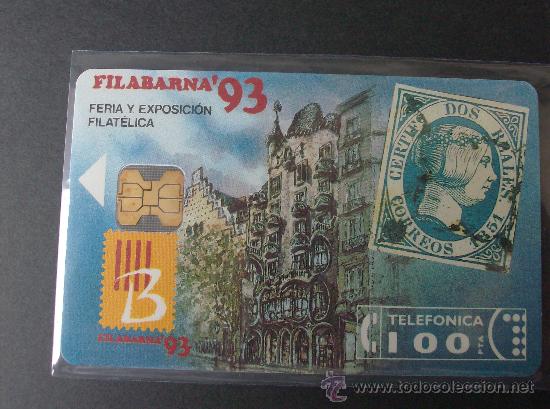 Collection telephone cards: TARJETA TELEFONO NUEVA  ESPA&Ntilde;A  EMISION PRIVADA FILABARNA P-011 MARCOBAL  02/93