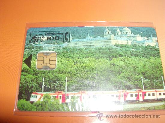 Collection telephone cards: TARJETA TELEFONO NUEVA  ESPA&Ntilde;A EMISION PRIVADA TREN CERCANIAS P-056/A MARCOBAL 05/94