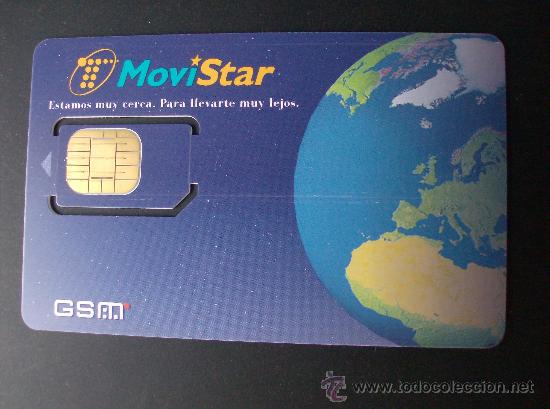 Carte telefoniche di collezione: MOVISTAR TARJETA GSM 5 P-I-5