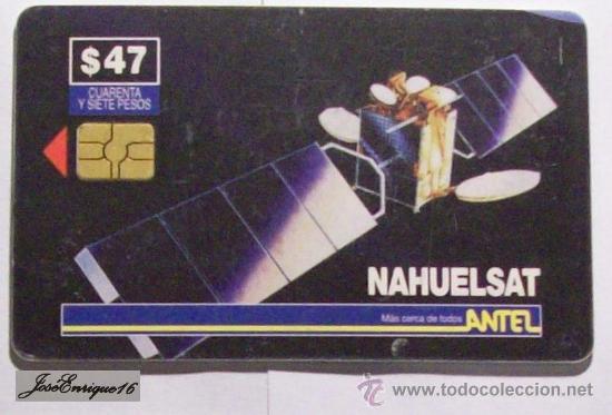 Cartes T&eacute;l&eacute;phoniques de collection: URUGUAY - TARJETA TELEFONO - PHONE CARD - ANTEL  TC  8b - SATELITE NAHUEL