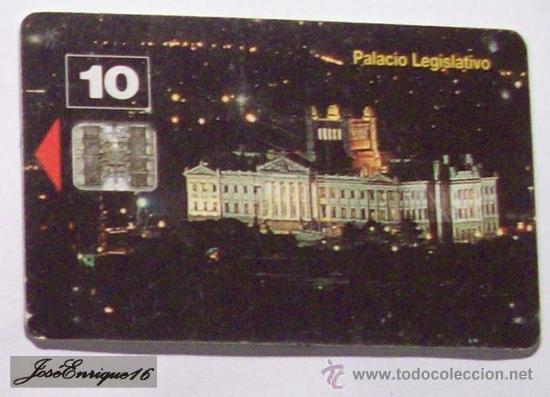 Carte telefoniche di collezione: URUGUAY - TARJETA TELEFONO - PHONE CARD - ANTEL  TC  11a - PALACIO LEGISLATIVO