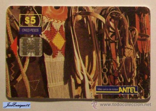 Collection telephone cards: URUGUAY - TARJETA TELEFONO - PHONE CARD - ANTEL  TC  49a - HERRAMIENTAS DE CAMPO, DOMAINE DES OUTILS