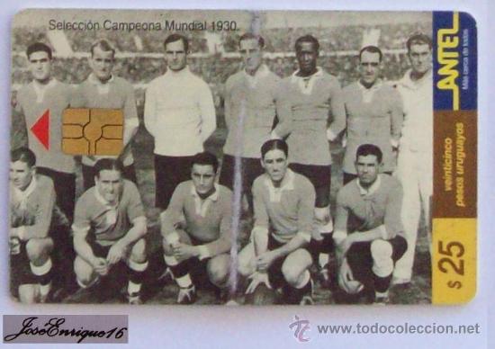 Cartes T&eacute;l&eacute;phoniques de collection: TC 64a Champion du Monde  -  WORLD CHAMPION - URUGUAY CAMPEON MUNDIAL 1930