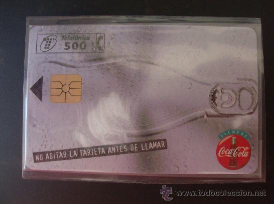 Collection telephone cards: TARJETA NUEVA CON PRCINTO  P-287  COCACOLA  09-97