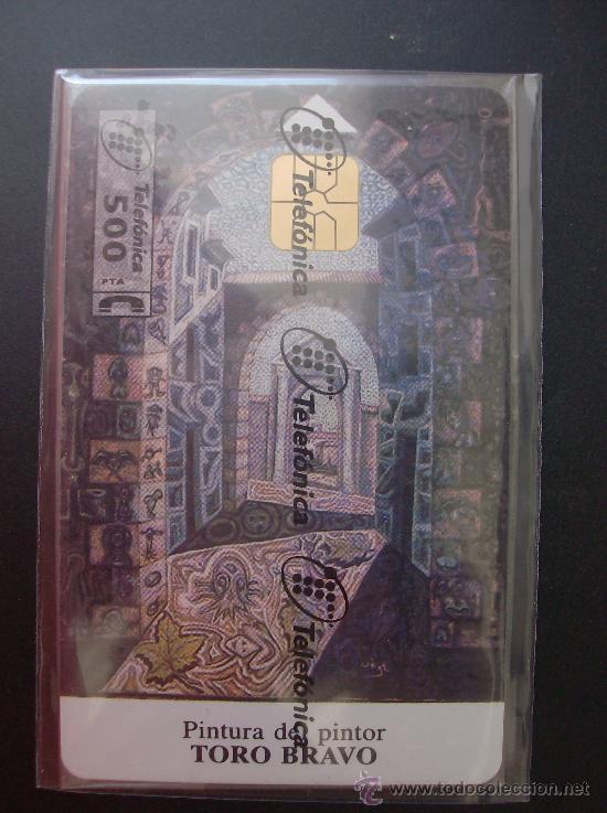 Collection telephone cards: TARJETA  ESPA&Ntilde;A NUEVA CON PRECINTO  P-276  MUSEO  TORO BRAVO  08-97