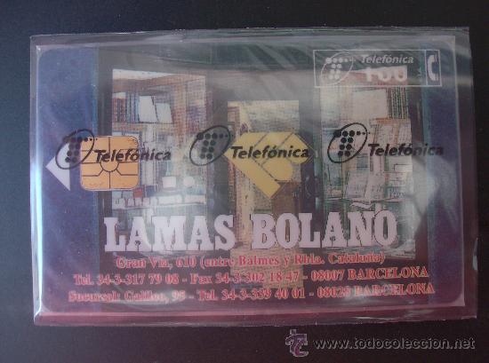 Collection telephone cards: TARJETA  ESPA&Ntilde;A NUEVA CON PRECINTO  P-240  LAMAS BOLA&Ntilde;O   01-97