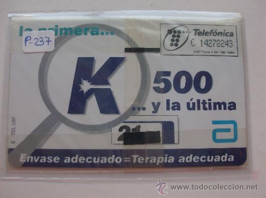 Collection telephone cards: TARJETA  ESPA&Ntilde;A NUEVA CON PRECINTO  P-237  K   01-97