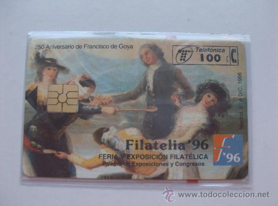 Collection telephone cards: TARJETA  ESPA&Ntilde;A NUEVA CON PRECINTO  P-230  FILATELIA 96  12-96