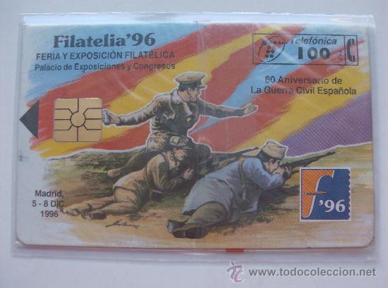 Collection telephone cards: TARJETA  ESPA&Ntilde;A NUEVA CON PRECINTO  P-229  FILATELIA 96  12-96
