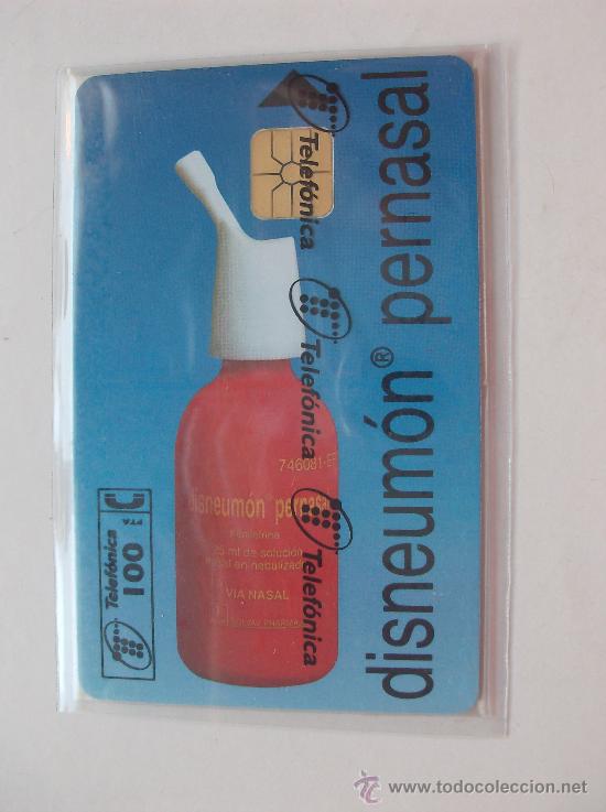 Collection telephone cards: TARJETA  ESPA&Ntilde;A NUEVA CON PRECINTO  P-223   DISNEUMON PERNASAL  10-96