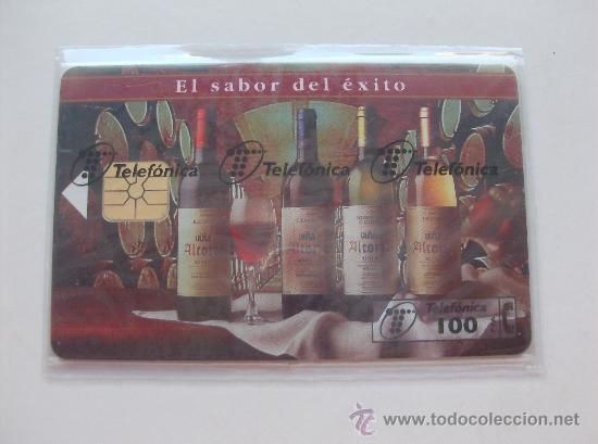 Collection telephone cards: TARJETA  ESPA&Ntilde;A NUEVA CON PRECINTO  P-221 VI&Ntilde;A ALCORTA  FELIZ 1997  10-96