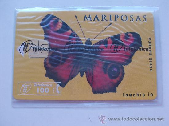 Collection telephone cards: TARJETA ESPA&Ntilde;A NUEVA CON PRECINTO P-213 MARIPOSAS 05-96