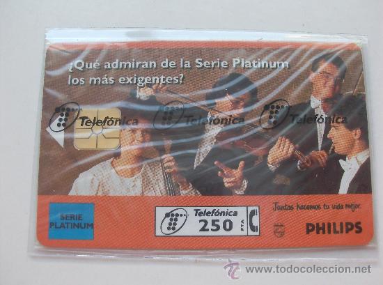 Collection telephone cards: TARJETA ESPA&Ntilde;A NUEVA CON PRECINTO P-204  PHILIPS 05-96