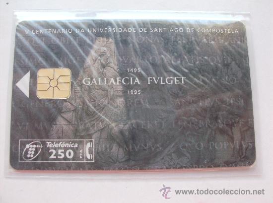 Collection telephone cards: TARJETA ESPA&Ntilde;A NUEVA CON PRECINTO P-183 UNIVERSIDAD DE SANTIAGO 02/96