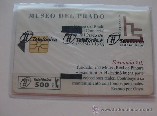 Carte telefoniche di collezione: TARJETA ESPA&Ntilde;A NUEVA CON PRECINTO P-180 MUSEO DEL PRADO 02/96