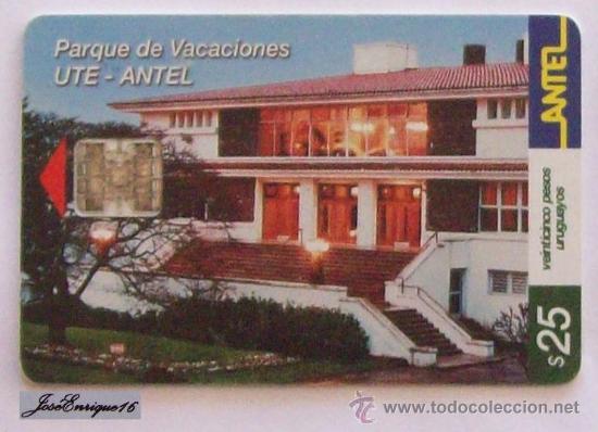 Carte telefoniche di collezione: TC 191a PARQUE DE VACACIONES, HOLIDAY PARK, URUGUAY, ANTEL.