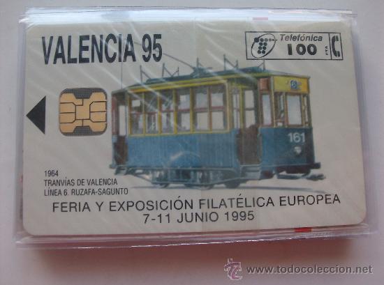 Collection telephone cards: TARJETA ESPA&Ntilde;A NUEVA CON PRECINTO P-135   VALENCIA   06/95
