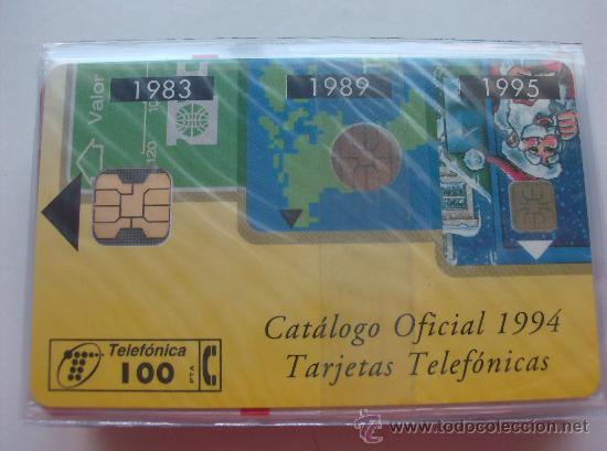 Collection telephone cards: TARJETA ESPA&Ntilde;A NUEVA CON PRECINTO P-120  CATALOGO OFICIAL   04/95