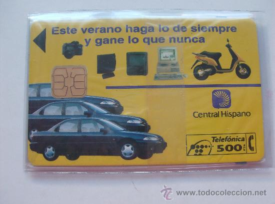 Collection telephone cards: TARJETA ESPA&Ntilde;A NUEVA CON PRECINTO P-093  X&iexcl;CENTRAL HISPANO   09/94