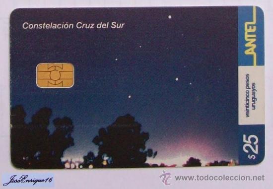 Cartes T&eacute;l&eacute;phoniques de collection: TC 259a CONSTELACION CRUZ DEL SUR. CONSTELLATION. ANTEL, URUGUAY